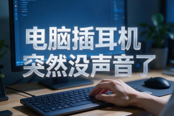 电脑插耳机突然没声音了