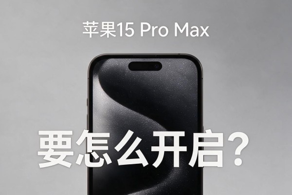 苹果15 Pro Max锁屏黑屏要怎么开启?