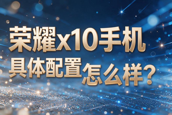 荣耀x10手机具体配置怎么样？