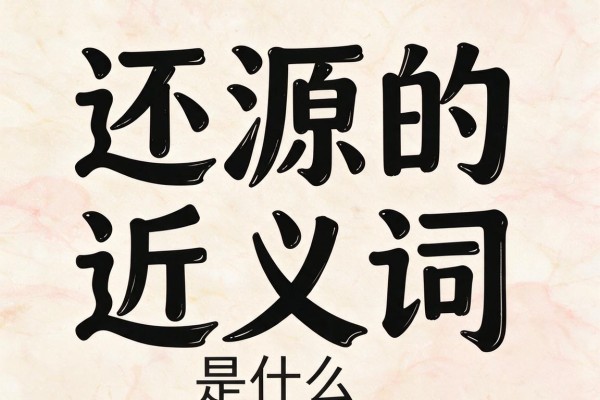 还源的近义词是什么,还源的近义词有哪些