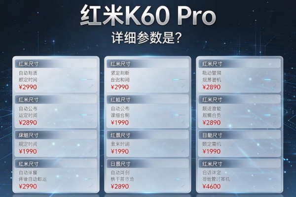 红米K60 Pro的详细参数是?