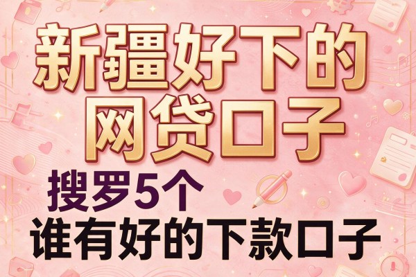 新疆好下的网贷口子，搜罗5个谁有好的下款口子