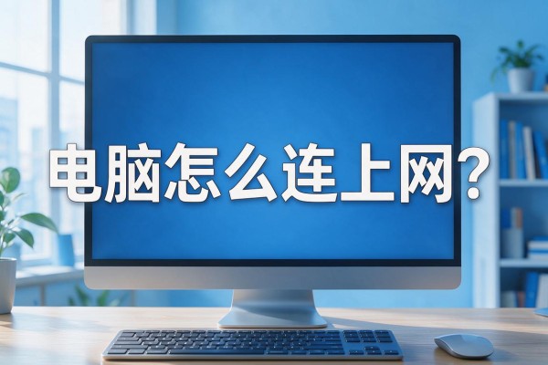 电脑怎么连上网?