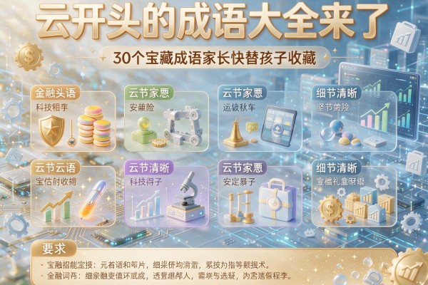 云开头的成语大全来了 30个宝藏成语家长快替孩子收藏