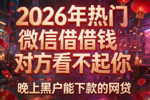 2026年热门微信借钱对方看不起你,晚上黑户能下款的网贷