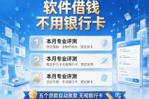 软件借钱不用银行卡,本月专业评测五个贷款自动放款无视银行卡的平台