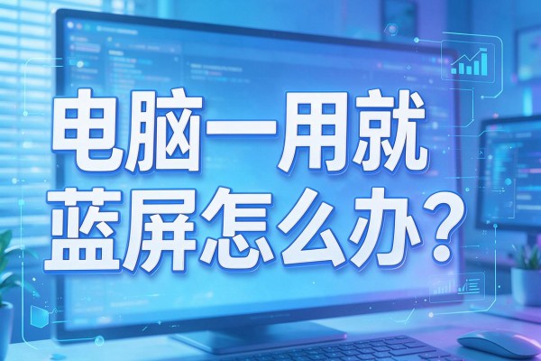 电脑一用就蓝屏怎么办?