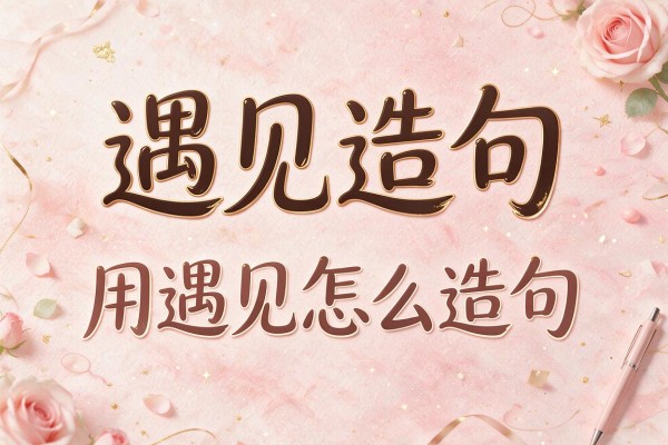 遇见造句-用遇见怎么造句