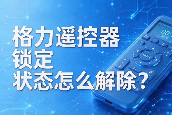 格力遥控器锁定状态怎么解除?