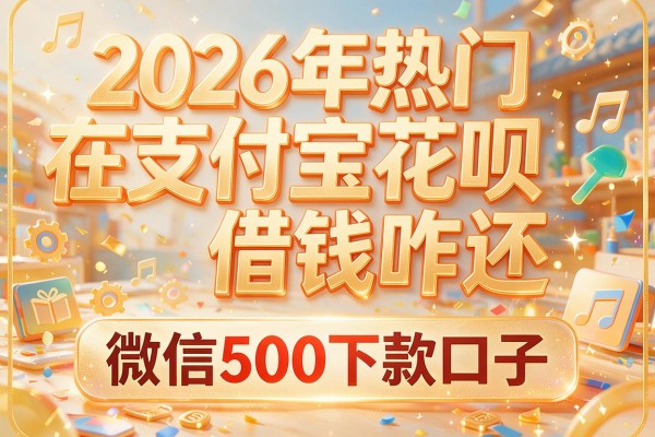 2026年热门在支付宝花呗借钱咋还,微信500下款口子