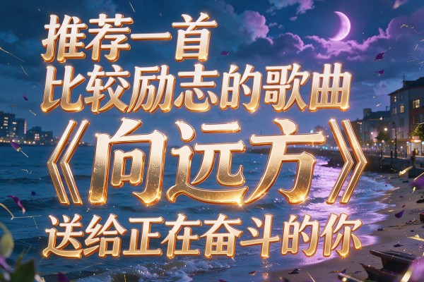 推荐一首比较励志的歌曲《向远方》送给正在奋斗的你