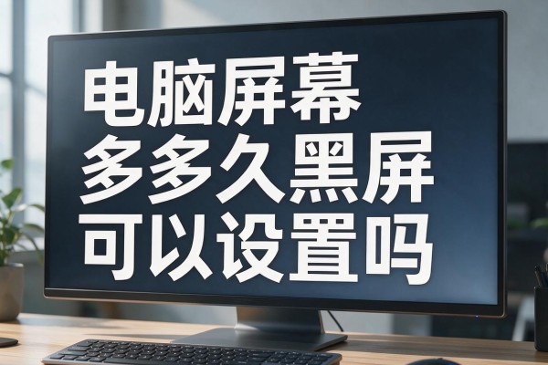 电脑屏幕多久黑屏可以设置吗