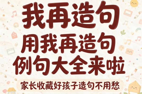 我再造句,用我再造句例句大全来啦 家长收藏好孩子造句不用愁