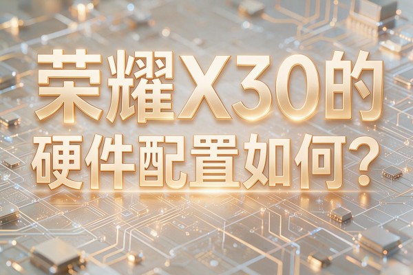 荣耀X30的硬件配置如何？