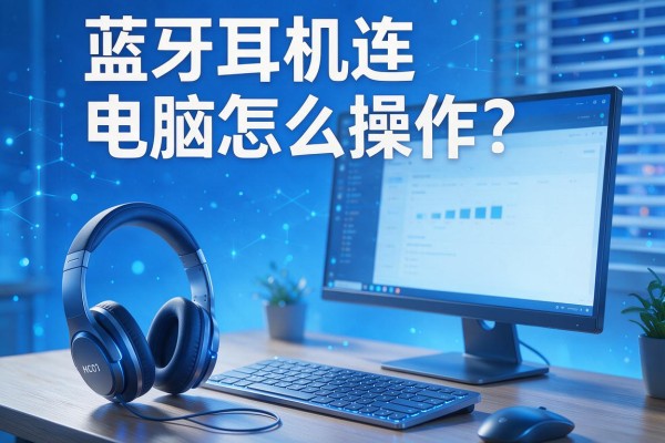 蓝牙耳机连电脑怎么操作？