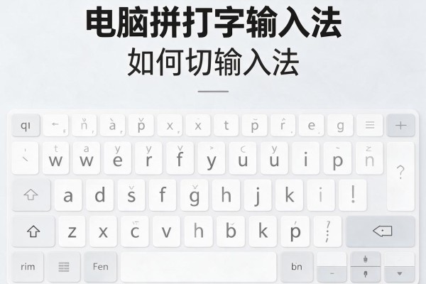 电脑拼音打字如何切换输入法