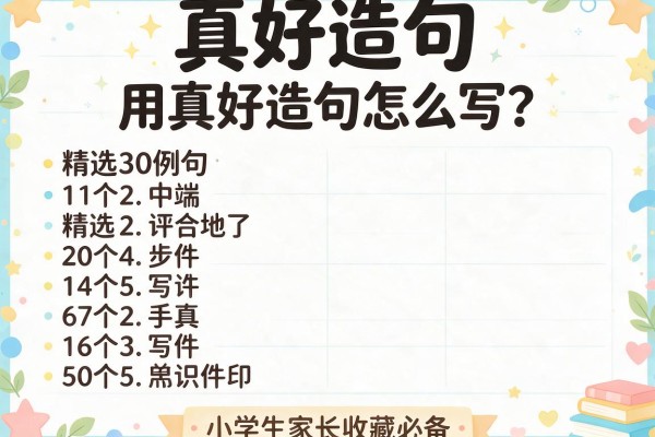 真好造句-用真好造句怎么写?精选30个例句,小学生家长收藏必备