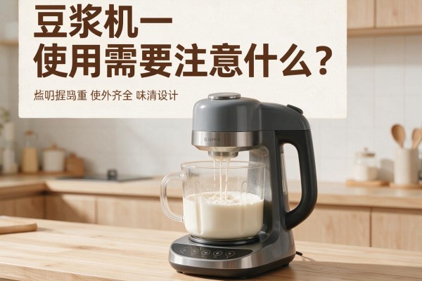 豆浆机使用需要注意什么?