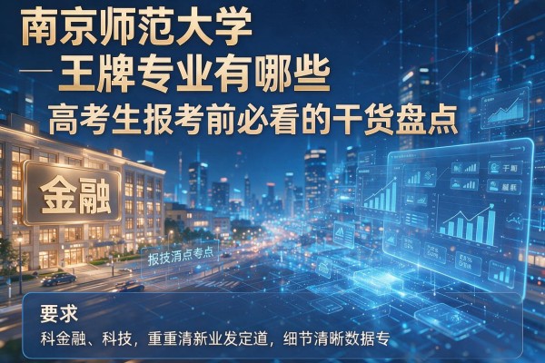 南京师范大学王牌专业有哪些高考生报考前必看的干货盘点