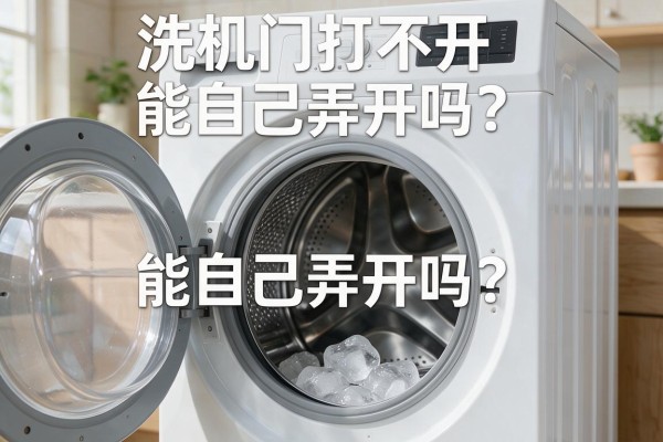 洗衣机门打不开能自己弄开吗?