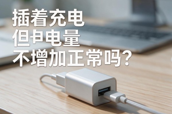 插着充电器但电量不增加正常吗?