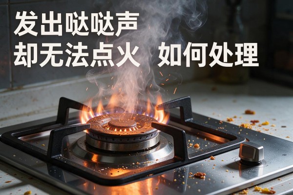 燃气灶发出哒哒声却无法点火如何处理