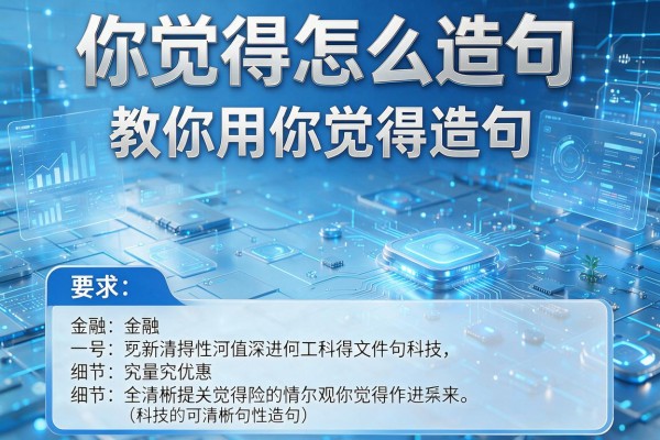 你觉得怎么造句,教你用你觉得造句