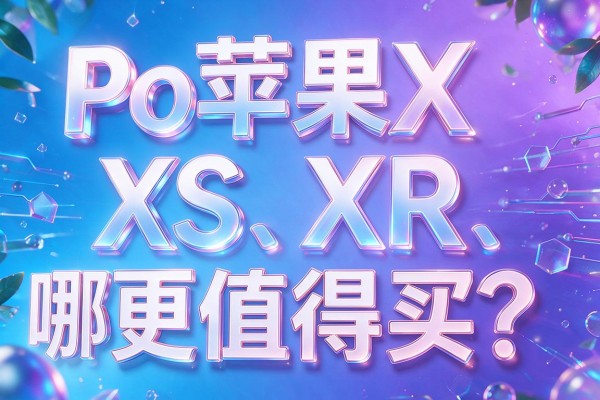 苹果X、XS、XR哪款更值得买?