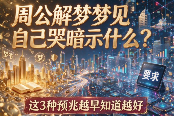 周公解梦梦见自己哭暗示什么?这3种预兆越早知道越好