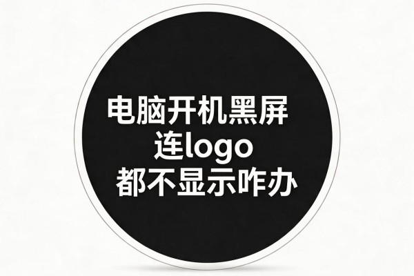 电脑开机黑屏连logo都不显示咋办