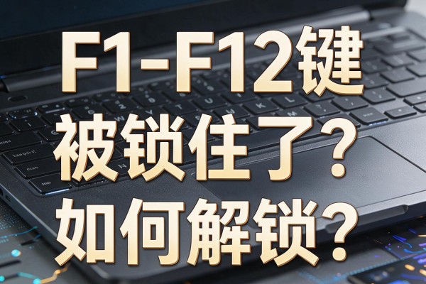 笔记本F1-F12键被锁住了?如何解锁?