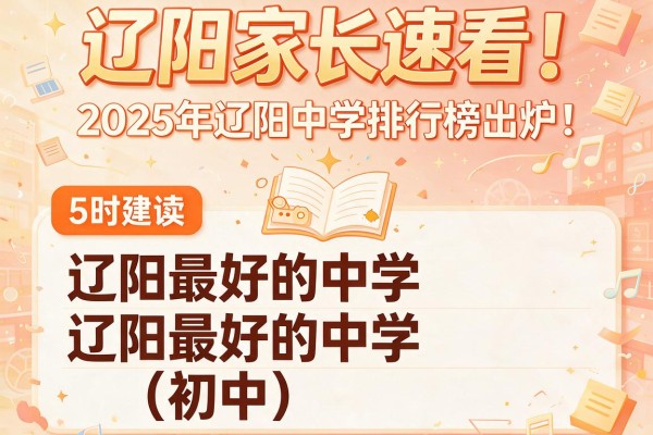 辽阳家长速看!2025年辽阳中学排行榜出炉:辽阳最好的中学(初中)排名