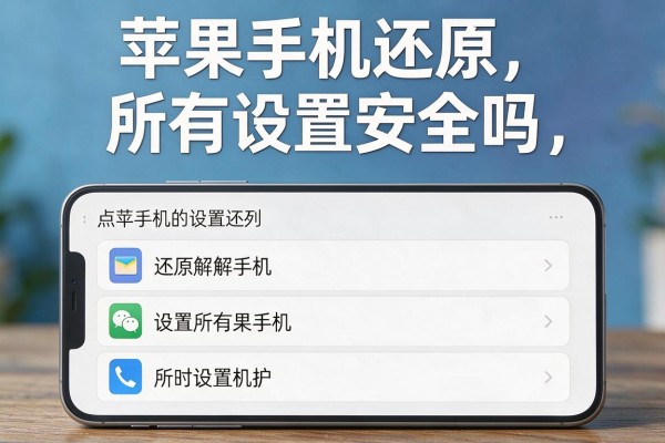 苹果手机还原所有设置安全吗