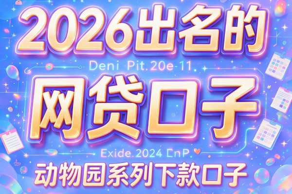 2026出名的网贷口子,动物园系列下款口子