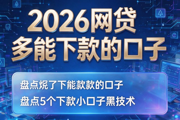 2026网贷多能下款的口子,盘点5个下款小口子黑技术
