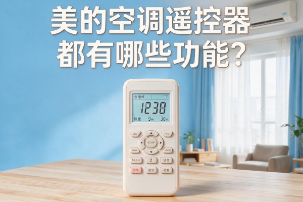美的空调遥控器都有哪些功能?