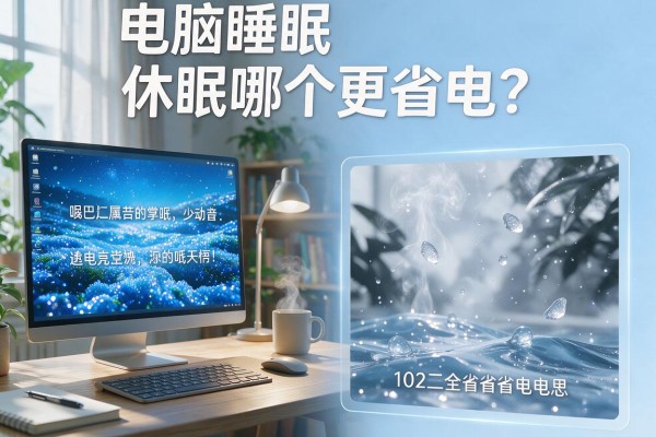 电脑睡眠和休眠哪个更省电?