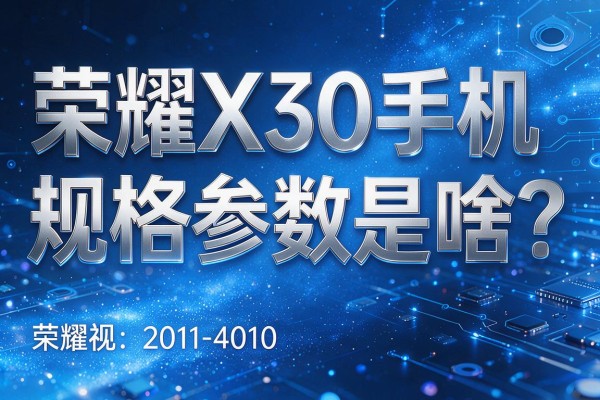 荣耀X30手机规格参数是啥？