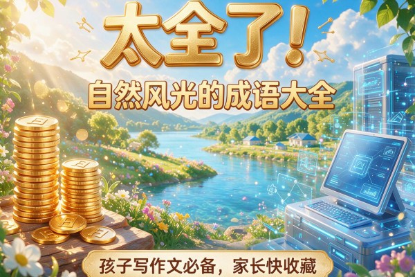太全了!描写自然风光的成语大全,孩子写作文必备,家长快收藏
