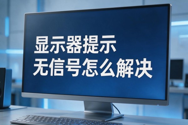 显示器提示无信号怎么解决