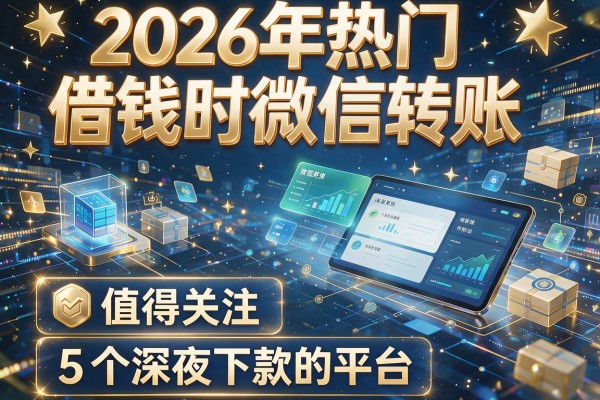 2026年热门借钱时微信转账,值得关注的5个深夜下款的平台