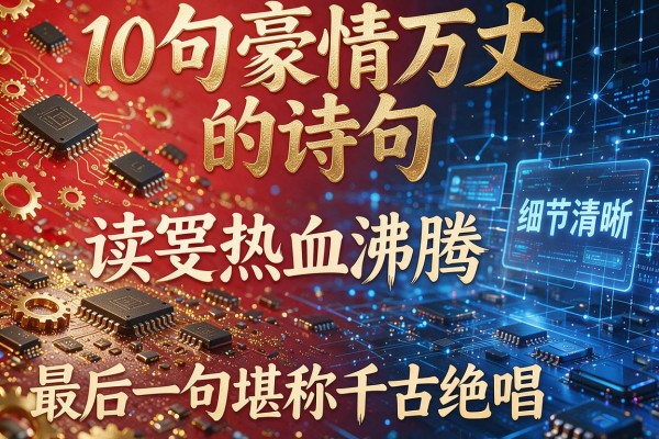 10句豪情万丈的诗句,读罢热血沸腾,最后一句堪称千古绝唱