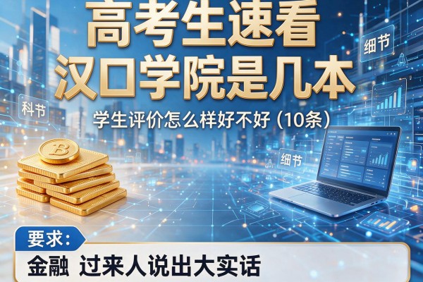 高考生速看 汉口学院是几本 学生评价怎么样好不好(10条)过来人说出大实话