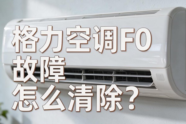 格力空调F0故障怎么清除？