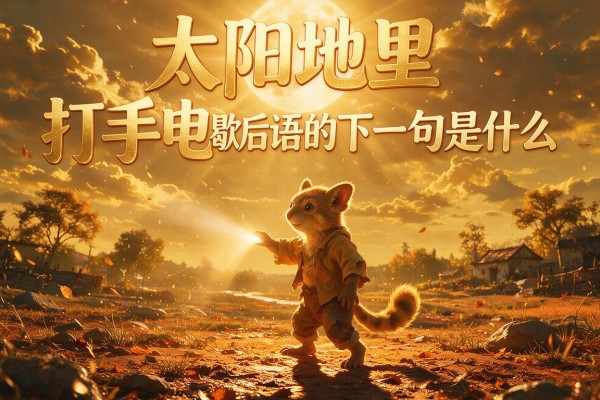 太阳地里打手电歇后语的下一句是什么
