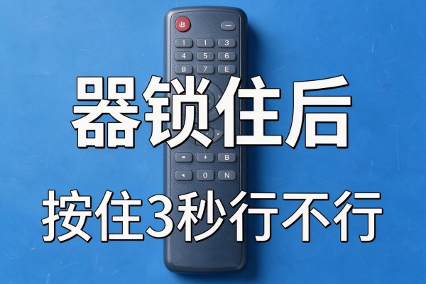 遥控器锁住后按住3秒行不行