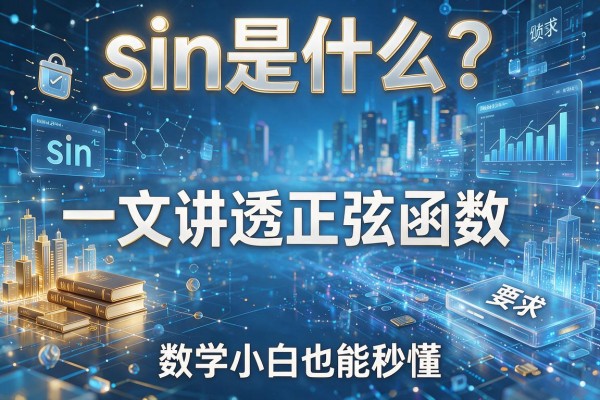 sin是什么?一文讲透正弦函数,数学小白也能秒懂