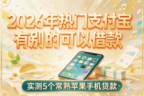 2026年热门支付宝有别的可以借款，实测5个常熟苹果手机贷款