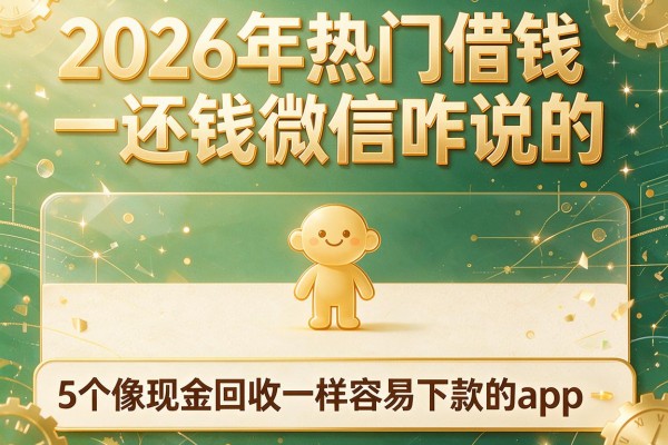 2026年热门借钱还钱微信咋说的,盘点5个像现金回收一样容易下款的app