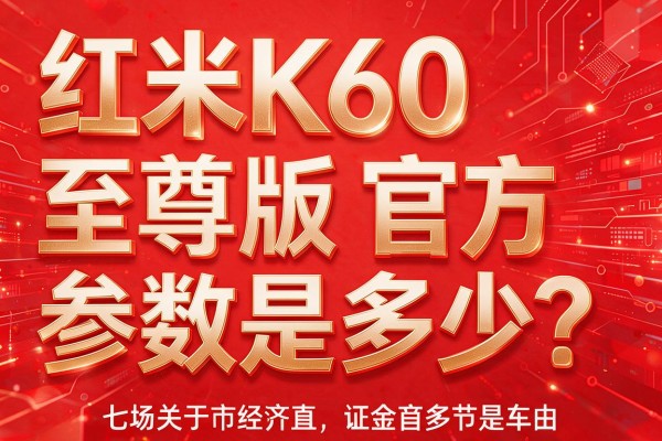 红米K60至尊版官方参数是多少？